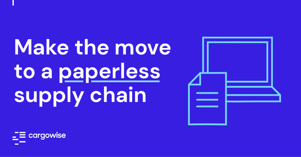 Why going paperless is critical to navigating supply chain disruption ...